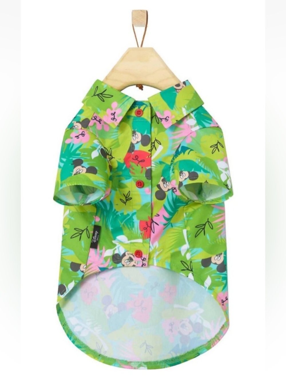 🆕 DISNEY Mickey Mouse Hawaiian Shirt For Dogs SIZE MEDIUM (10-22pounds) - Picture 2 of 9